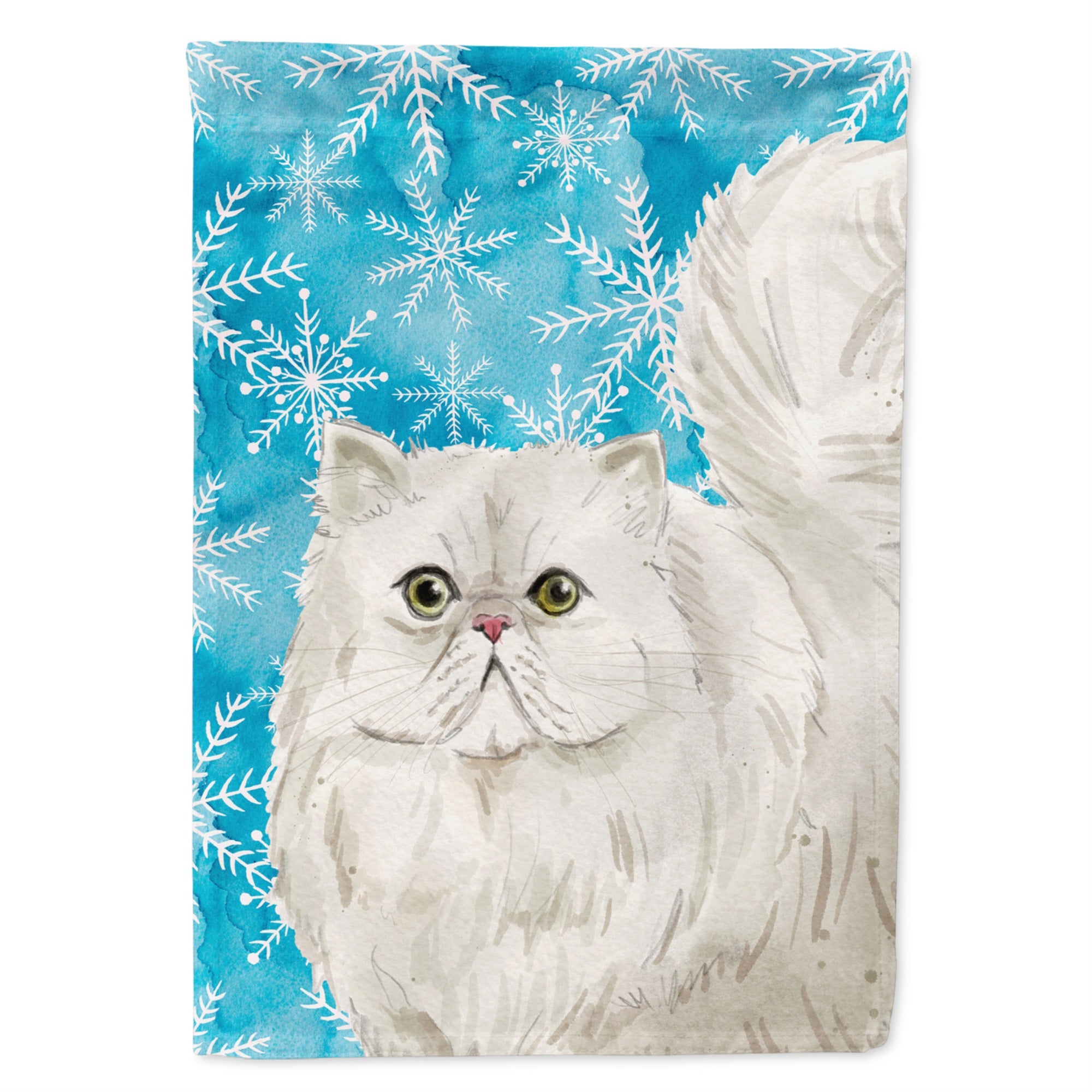 Persian Winter Snowflake Flag Canvas House Size